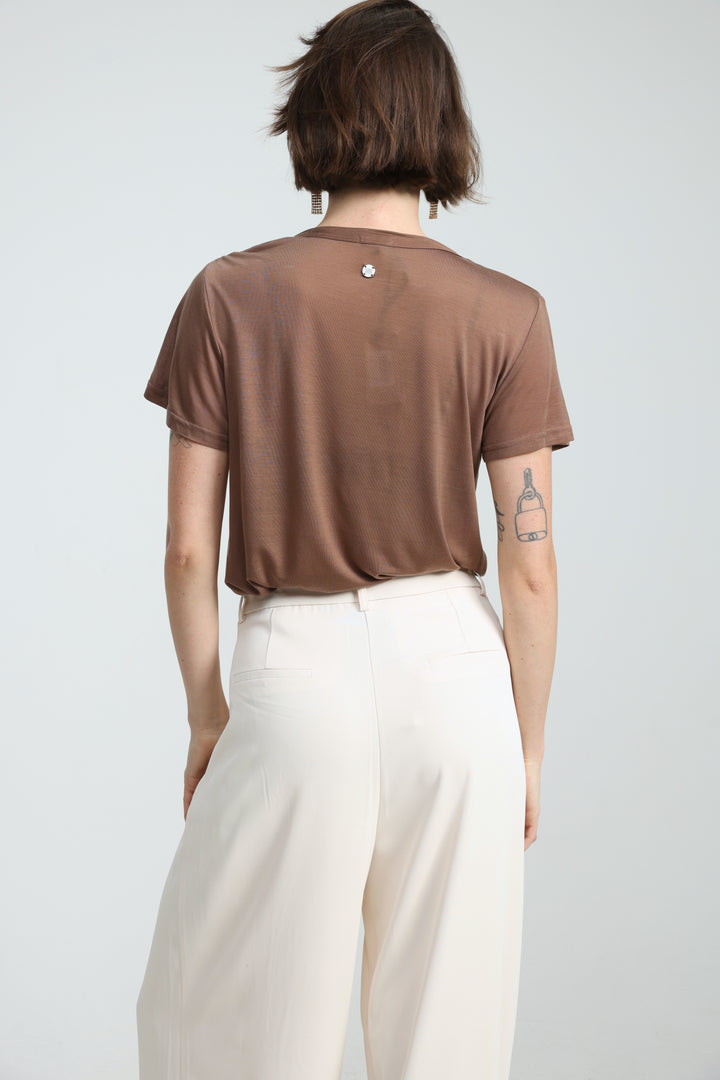 Clean36 Brown T-Shirt