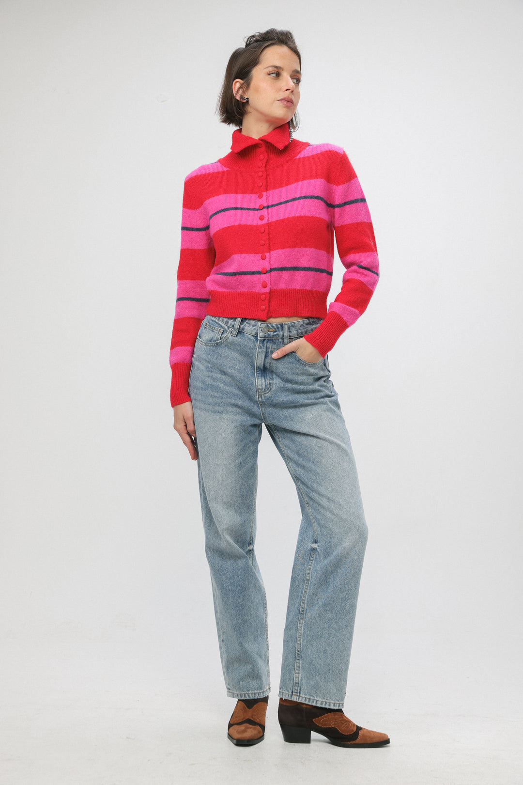 Secret Pink Striped Sweater