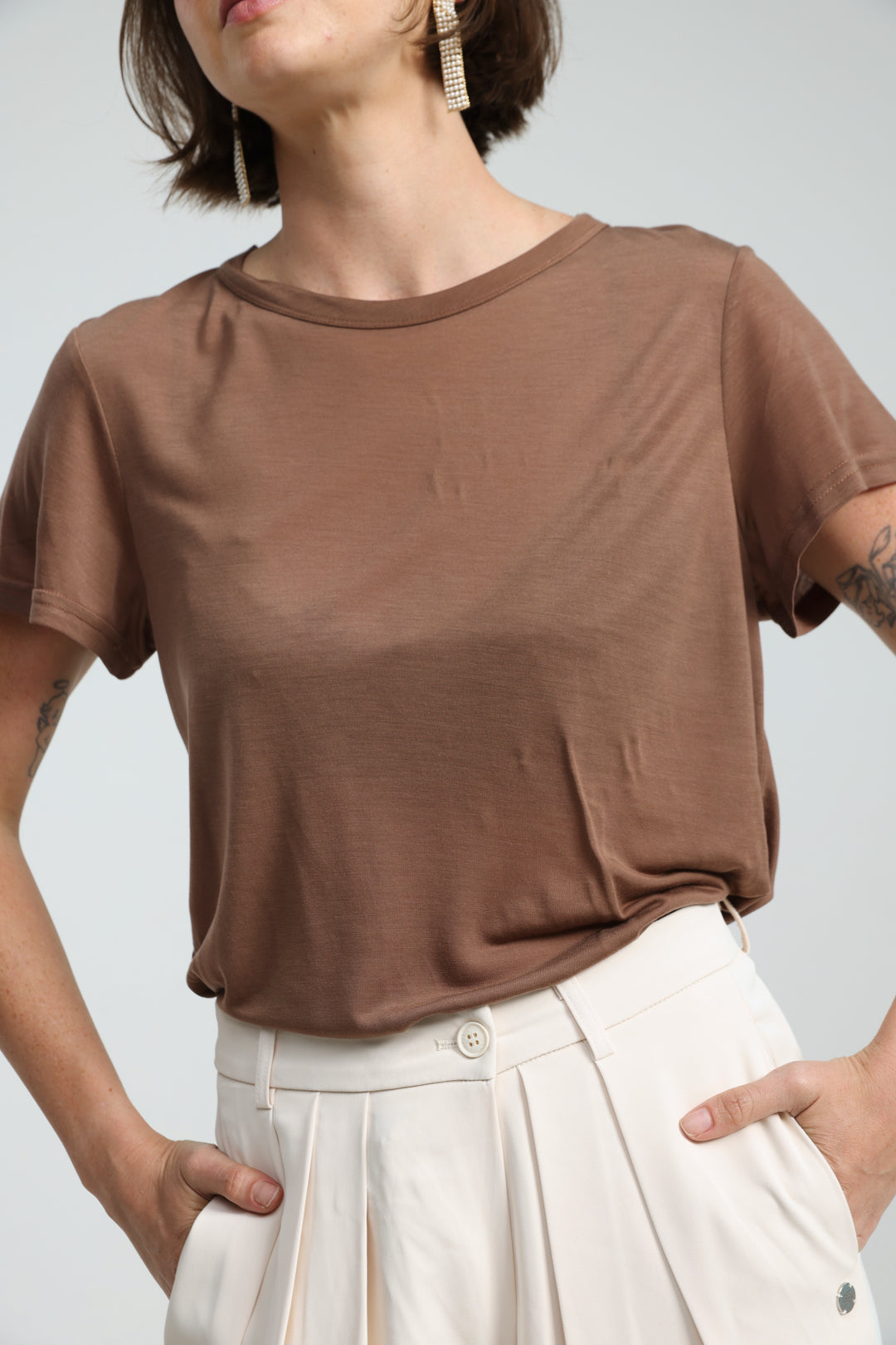 Clean36 Brown T-Shirt