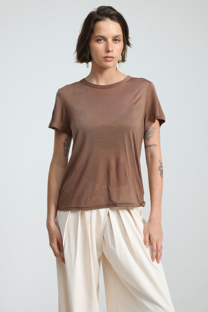 Clean36 Brown T-Shirt