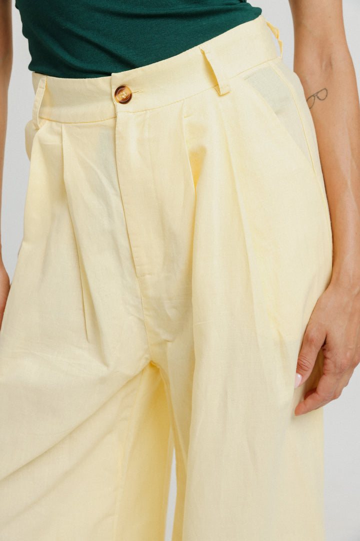 Linen Yellow Bottoms