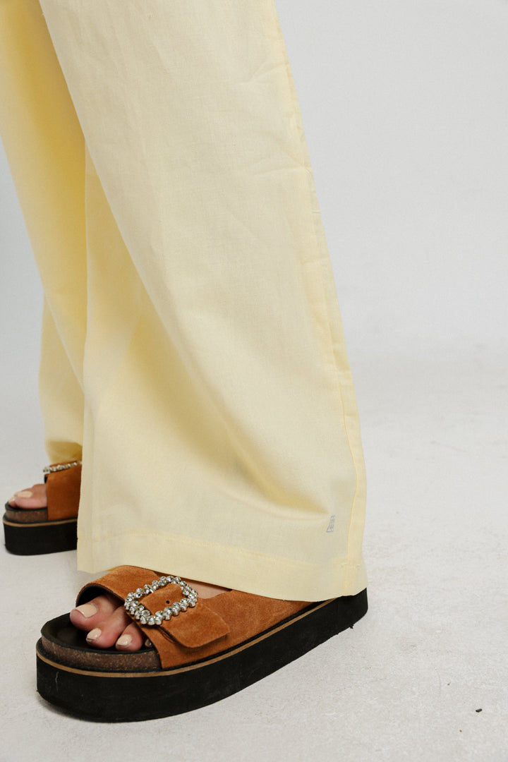 Linen Yellow Bottoms