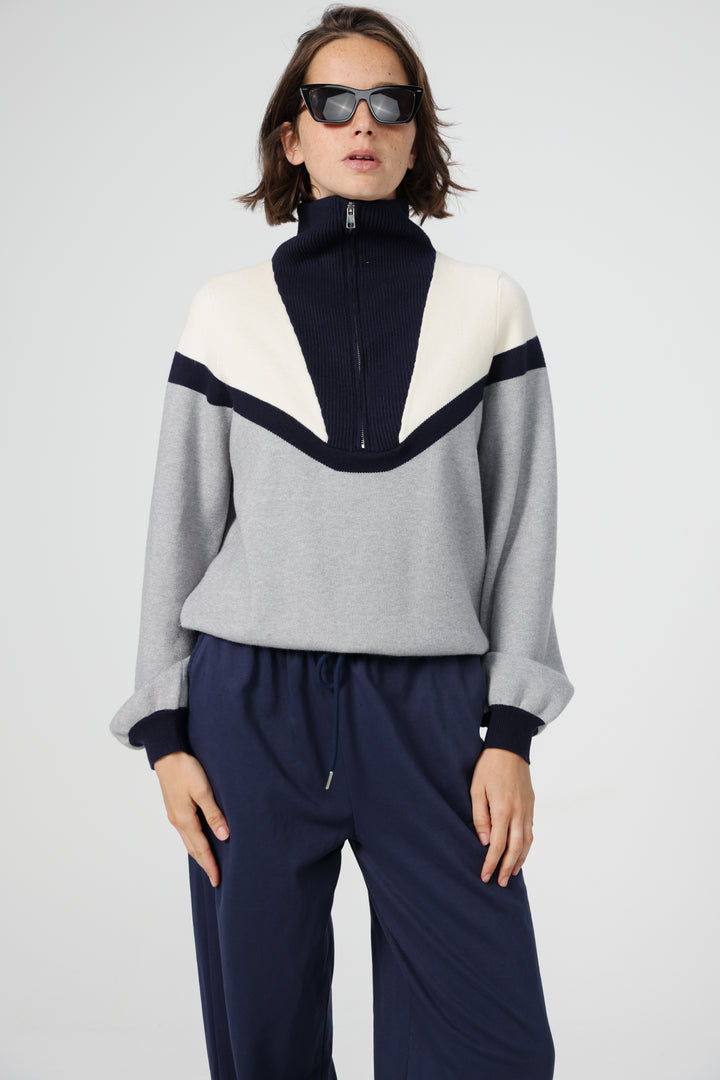 Peer Navy Sweater