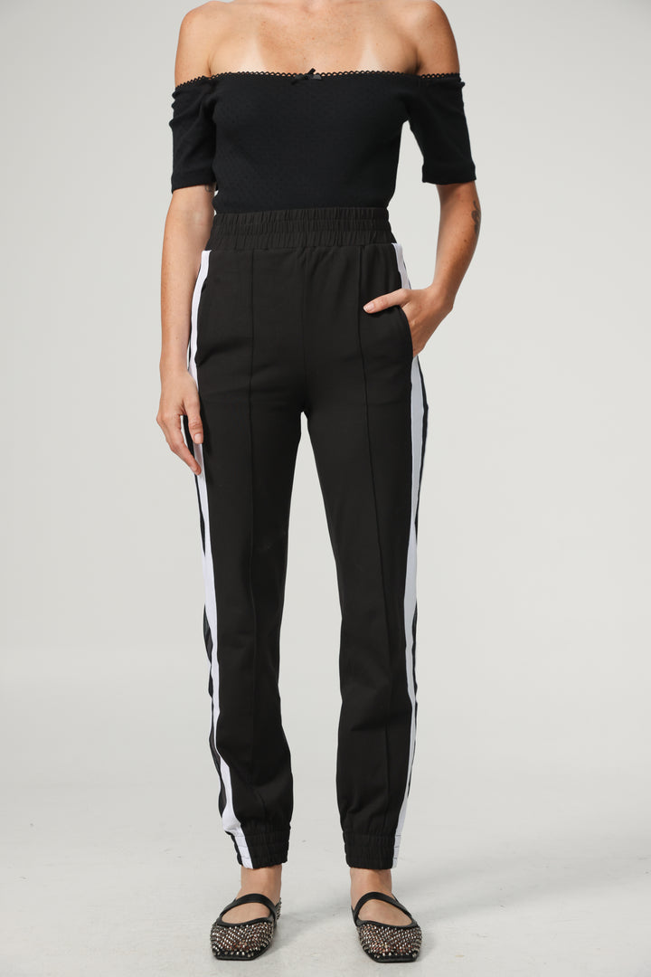 Best Black/White Mesh Joggers
