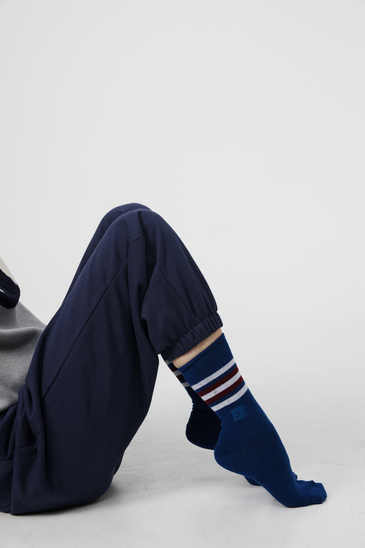 EE Navy Socks