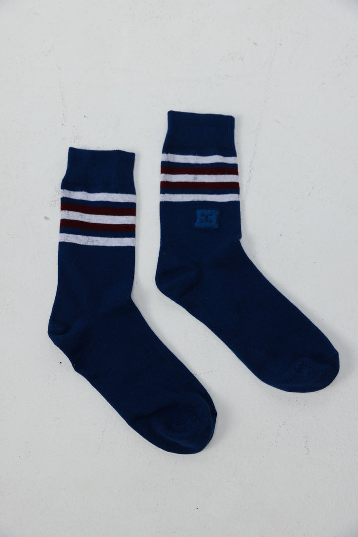EE Navy Socks