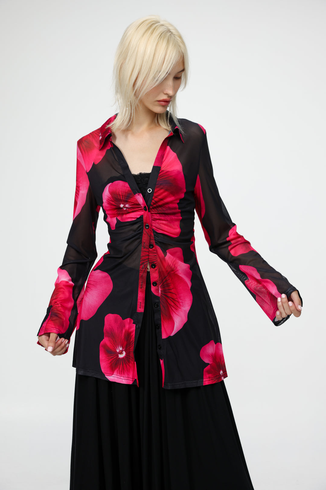 Floral Buttoned Shirt
