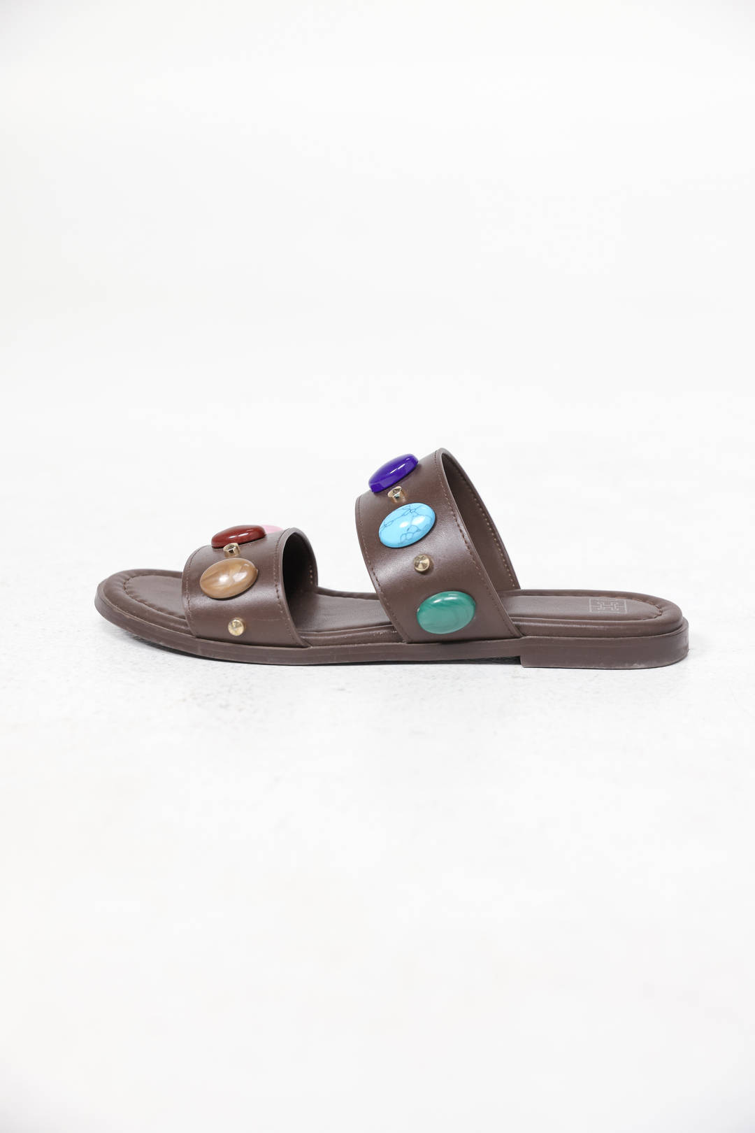 EE Jeweled Brown Slides