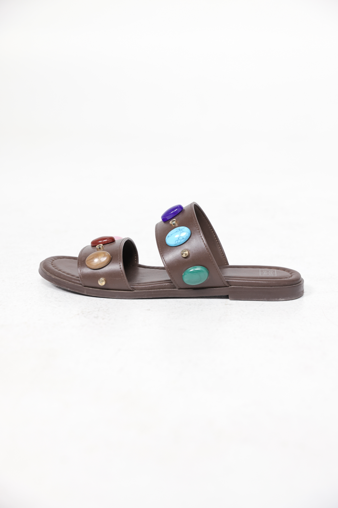 EE Jeweled Brown Slides