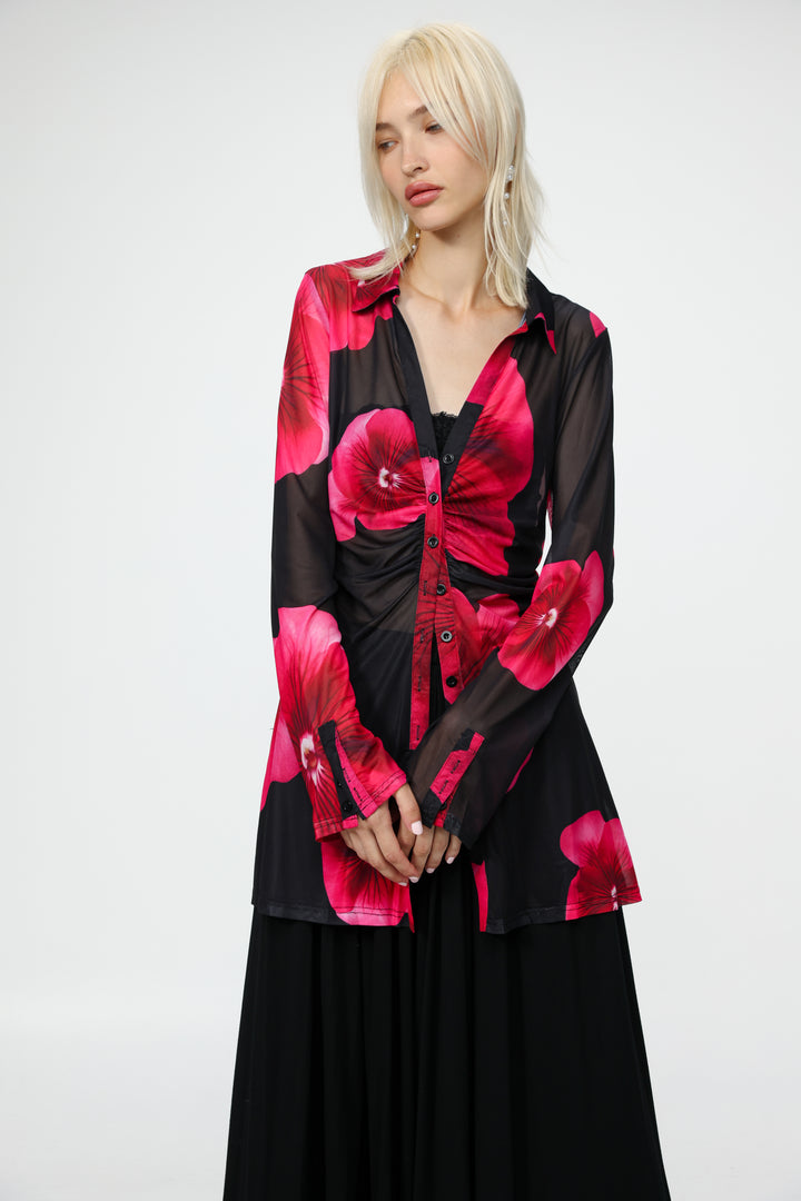 Floral Buttoned Shirt