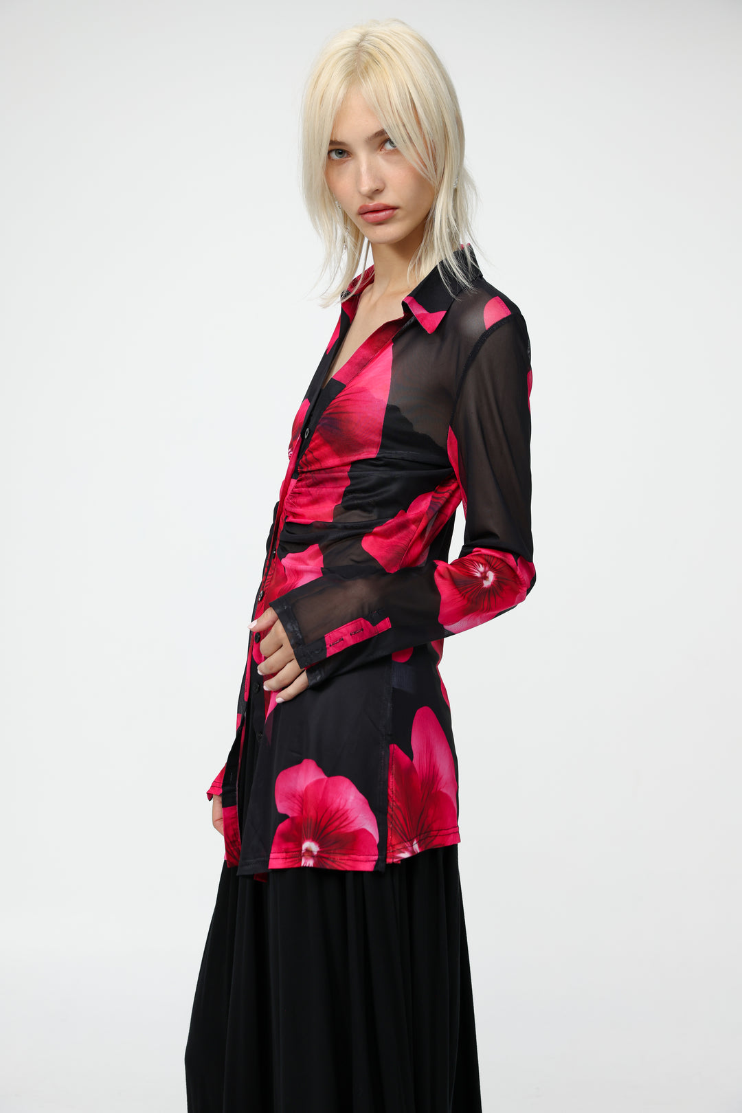 Floral Buttoned Shirt