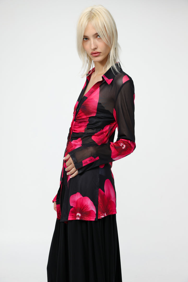 Floral Buttoned Shirt