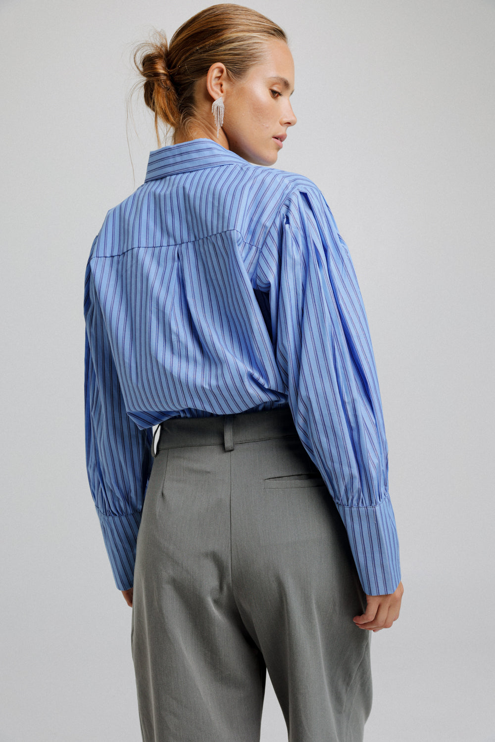 Water Blue Stripes Bodysuit