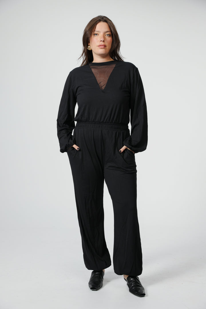 Field Black Jumpsuit