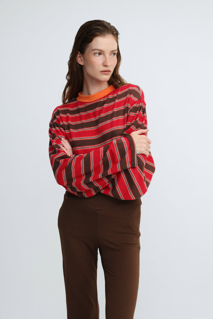 Ace Red Striped Shirt