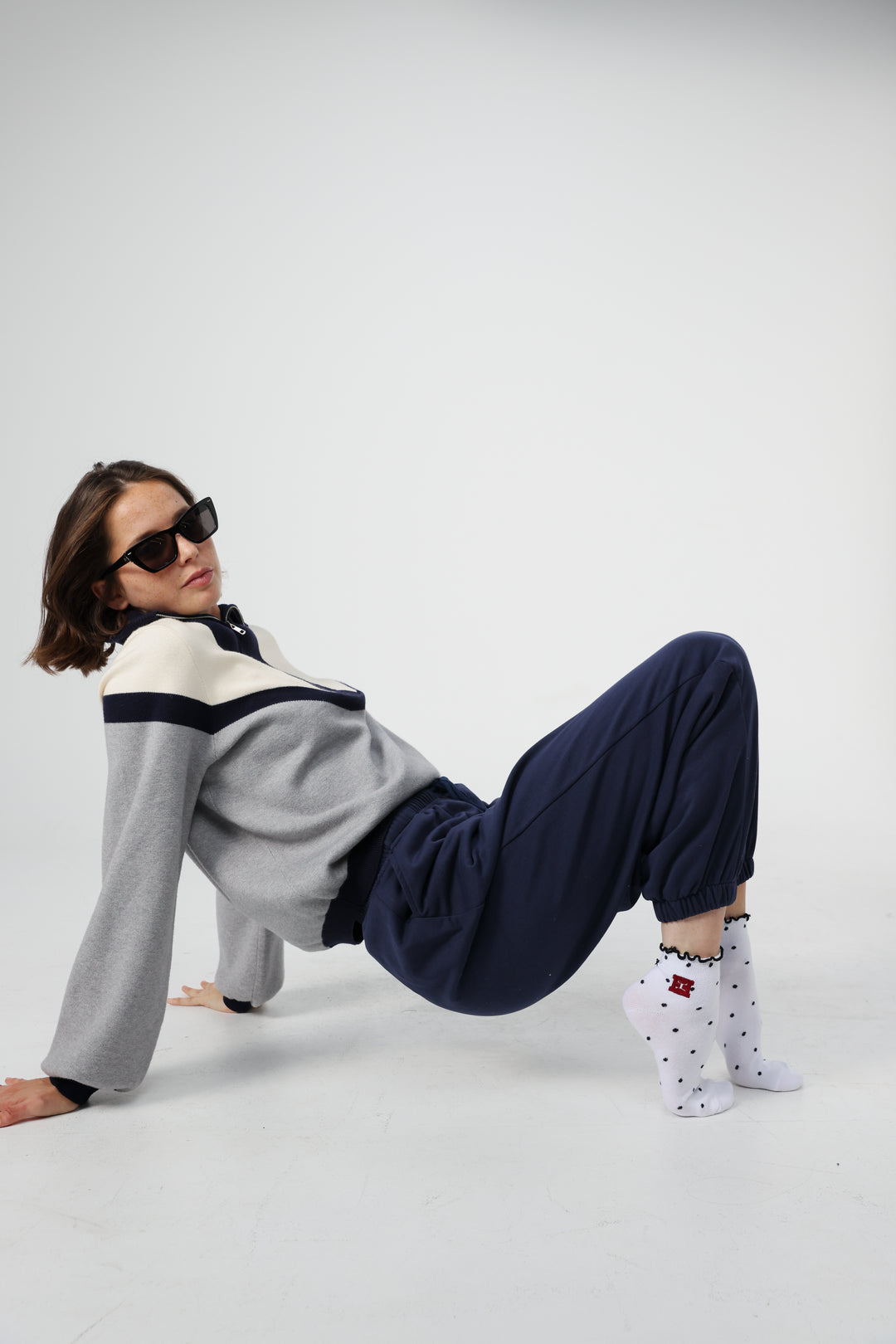 EE White Ankle Socks