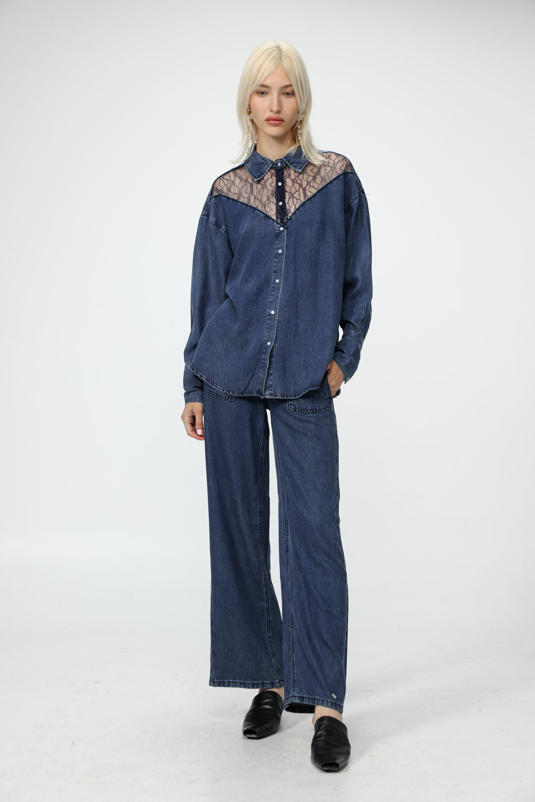 Reorganized Dark Blue Soft Denim