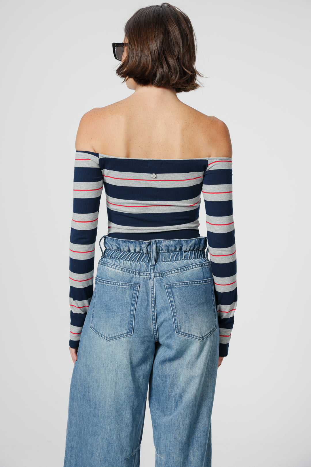 Park Grey Stripes Bodysuit