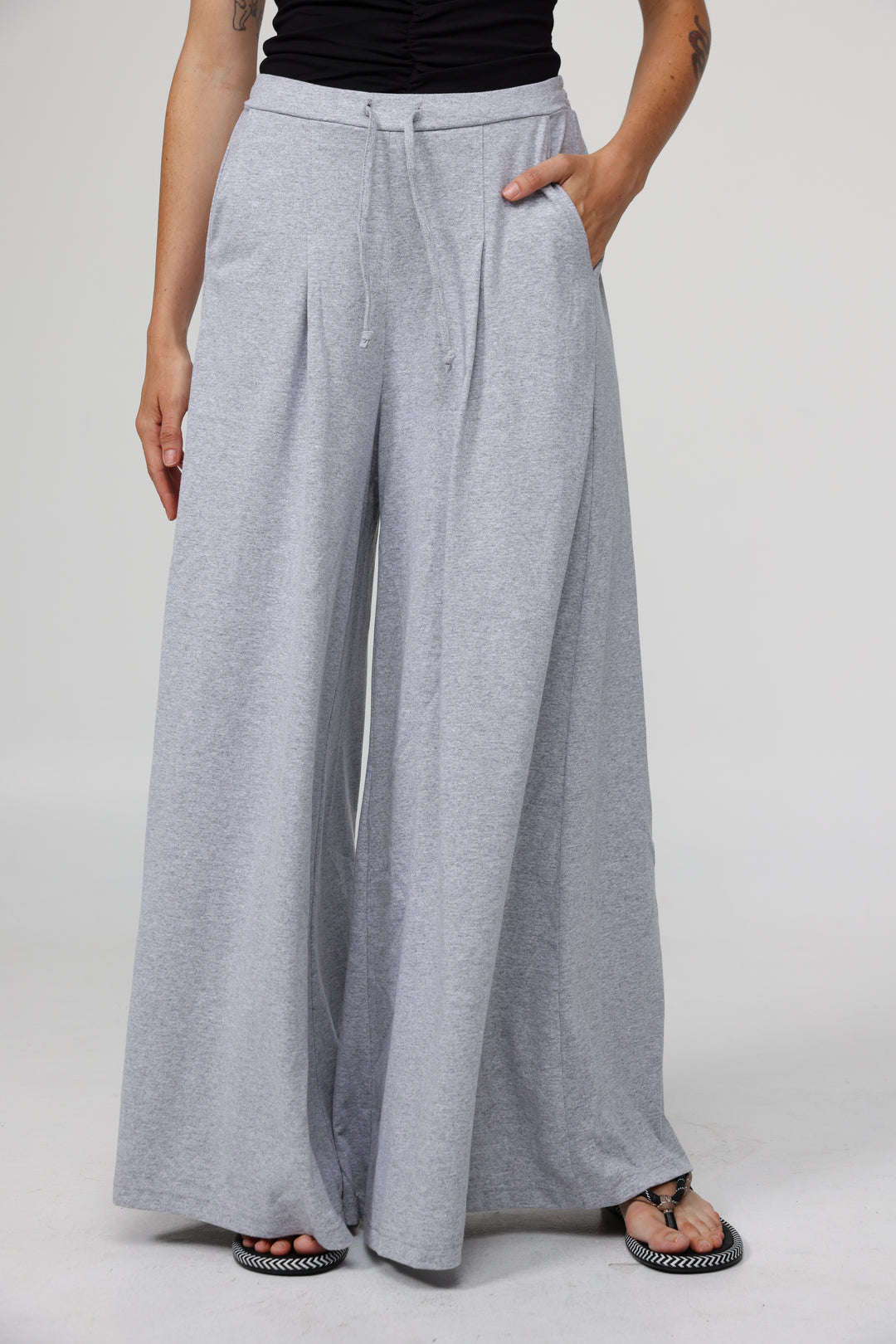 Take Grey Wide Bottoms