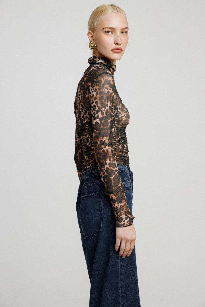 Self Leopard Bodysuit