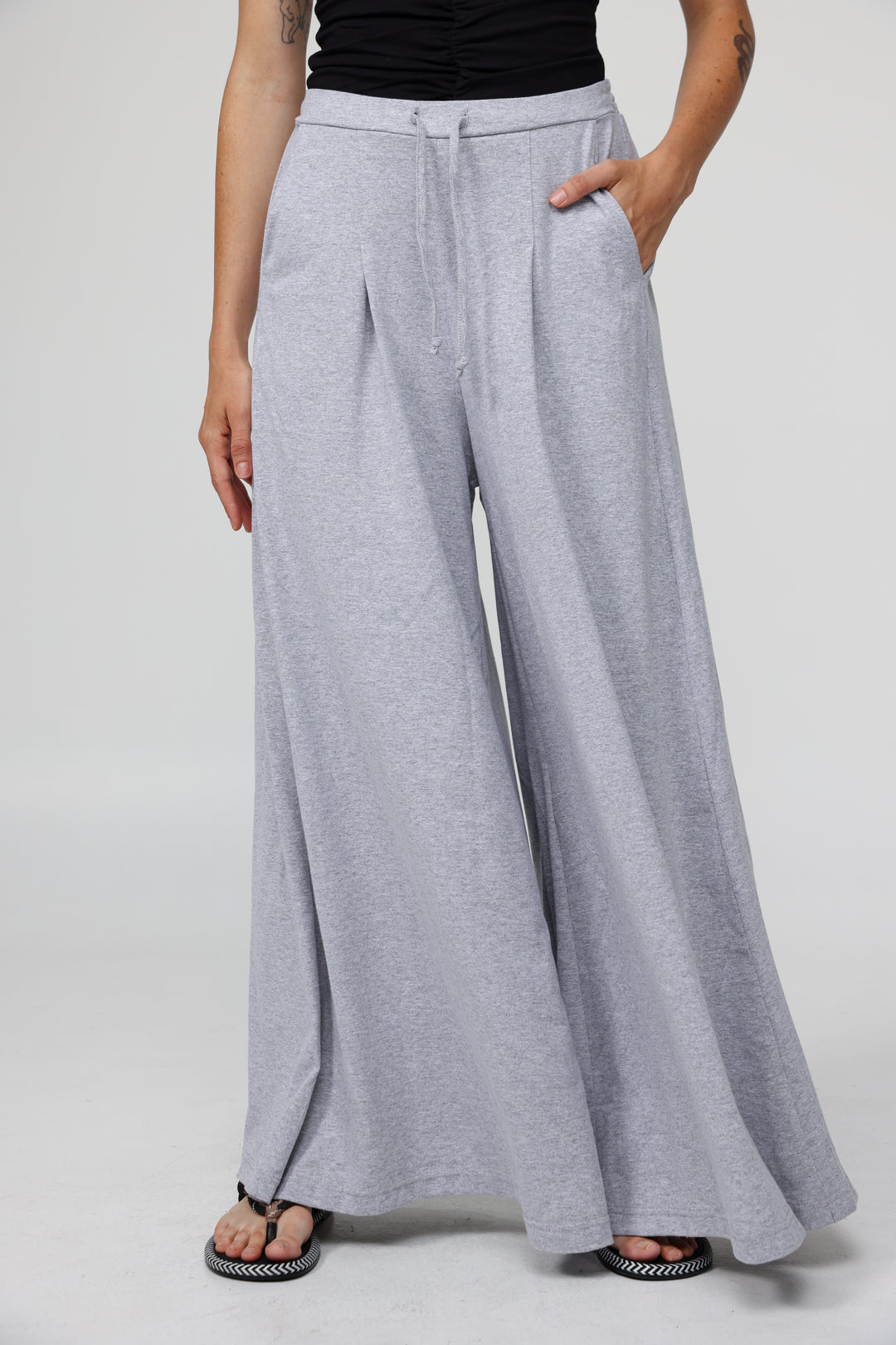 Take Grey Wide Bottoms