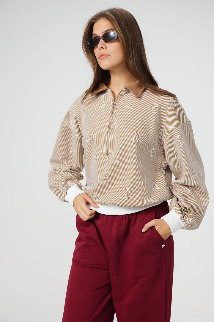 Nostalgia Camel Stripes Polo