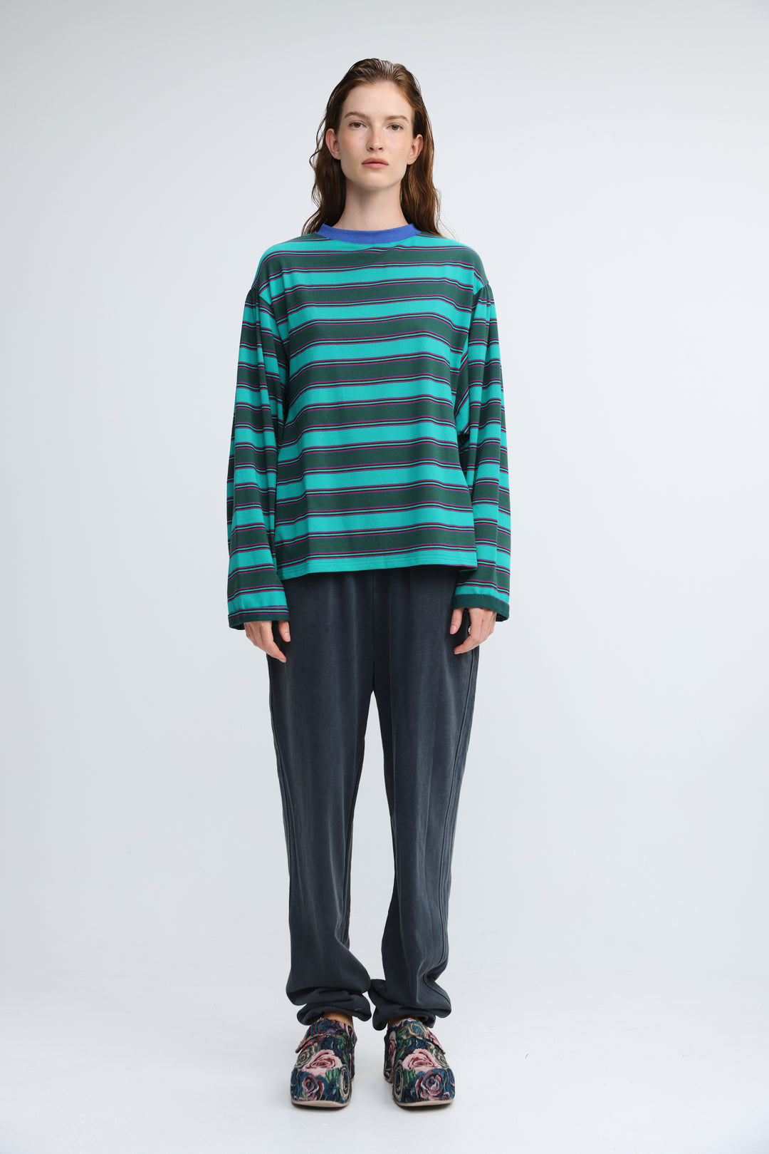 Ace Green Striped Shirt
