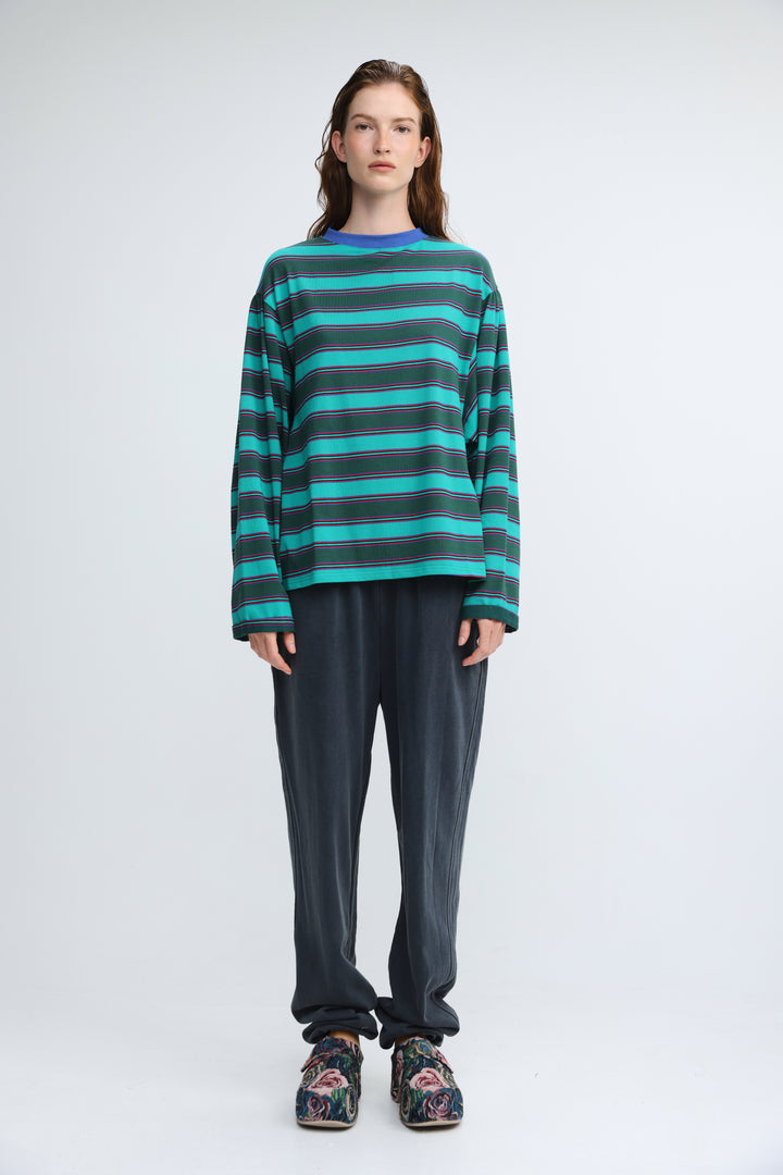 Ace Green Striped Shirt
