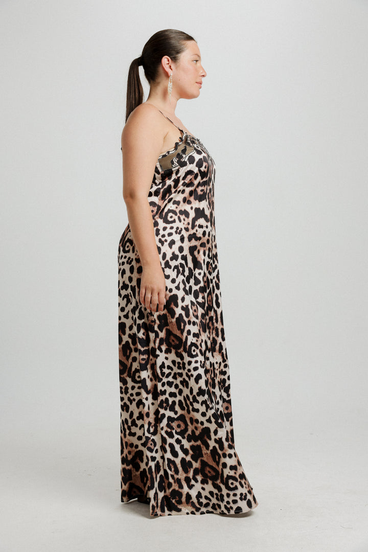 Lace Leopard Dress