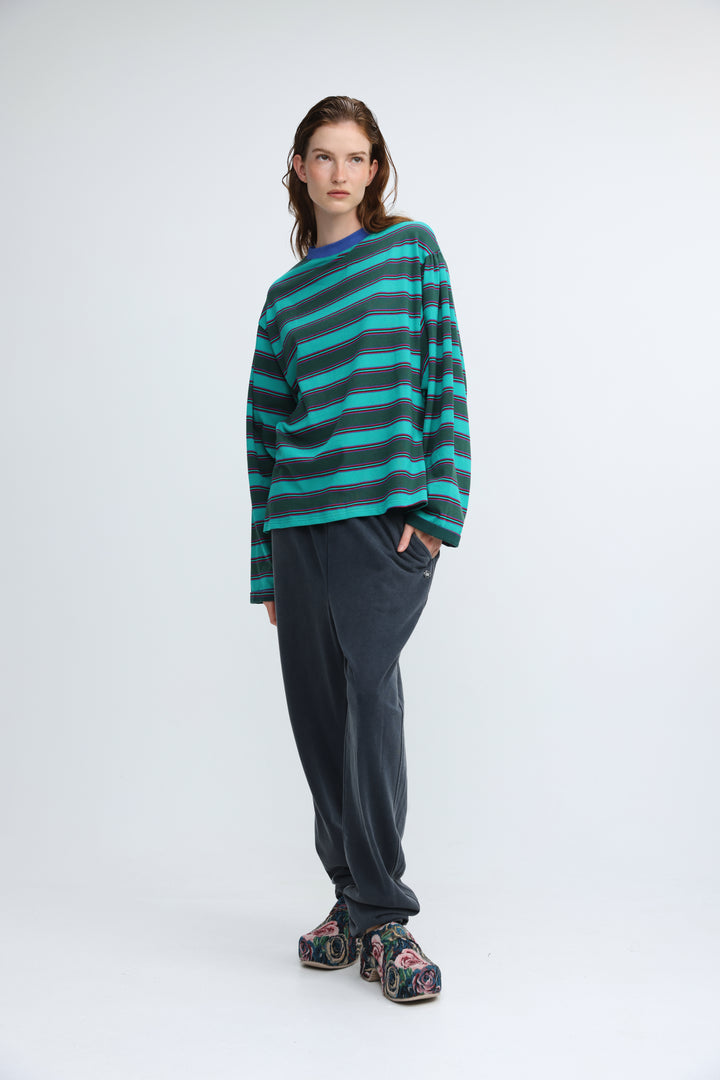 Ace Green Striped Shirt