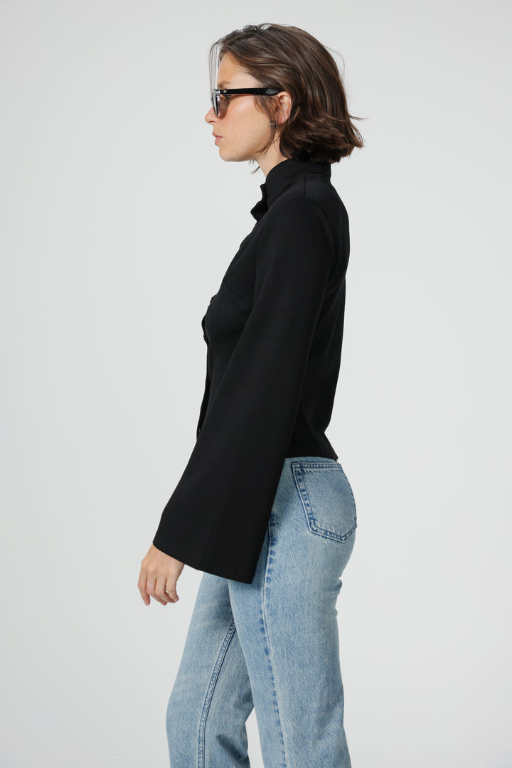 Ely Black Shirt