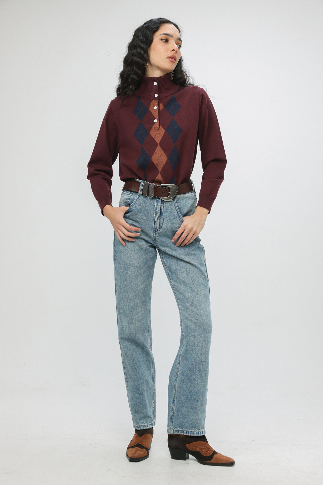 Slide Wine Sweater