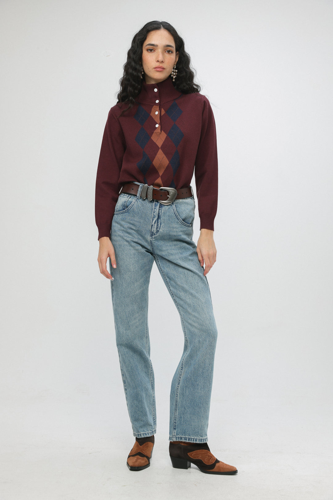 Slide Wine Sweater