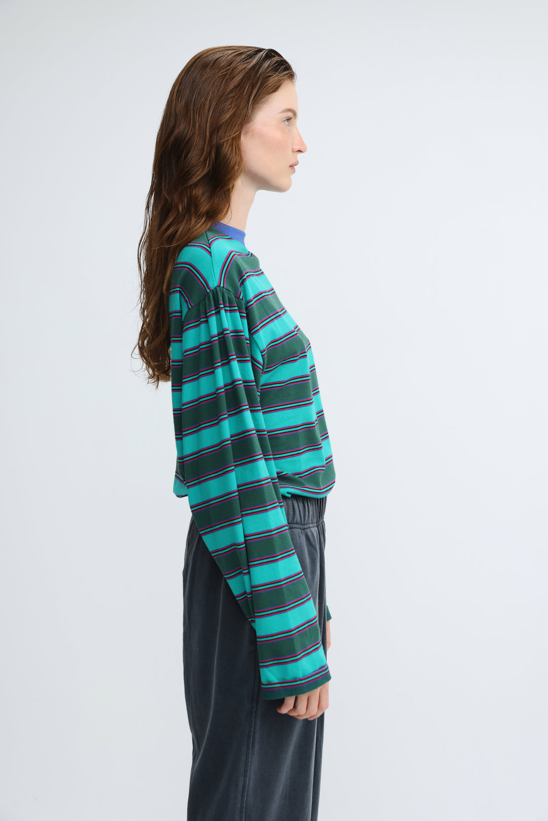 Ace Green Striped Shirt