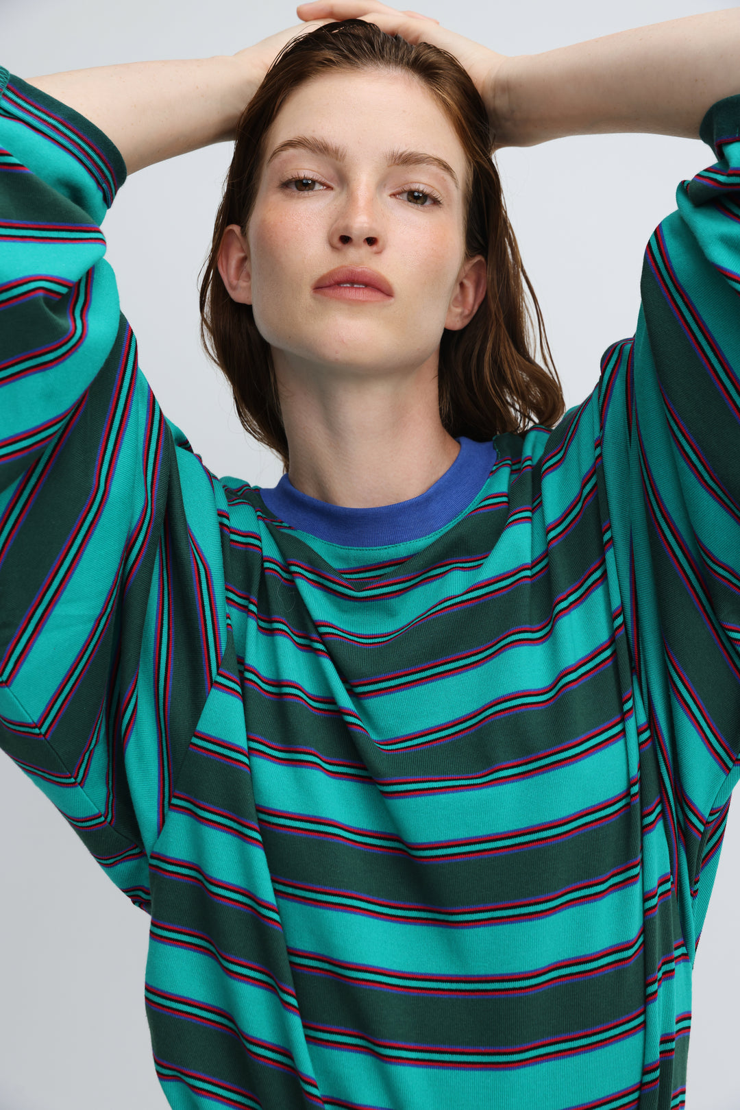 Ace Green Striped Shirt