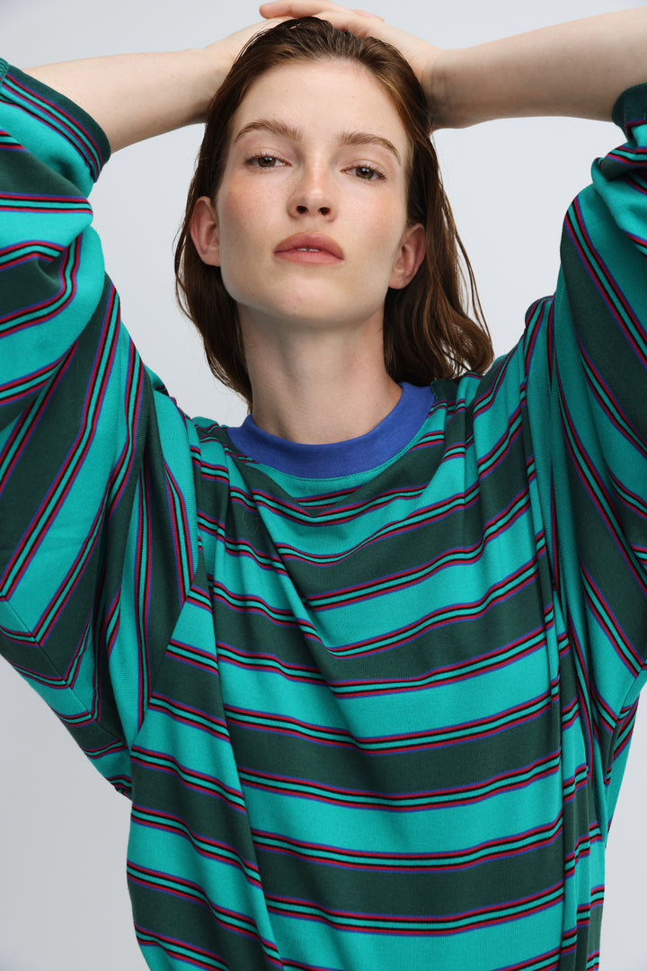 Ace Green Striped Shirt