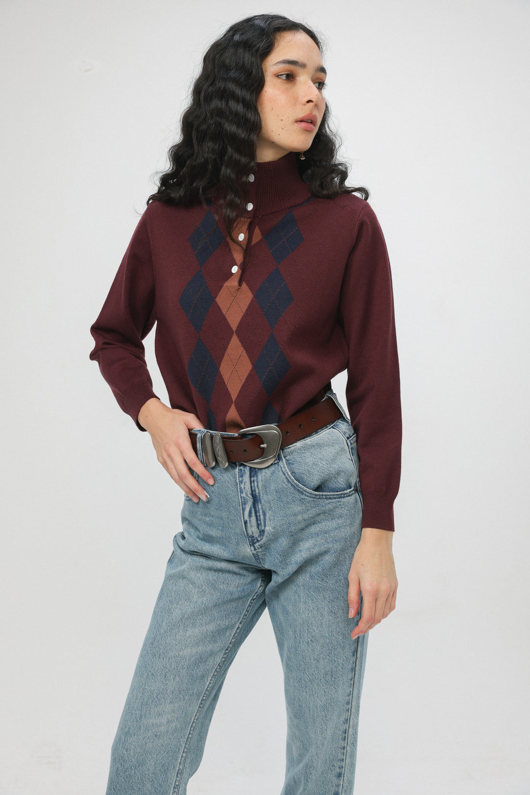 Slide Wine Sweater