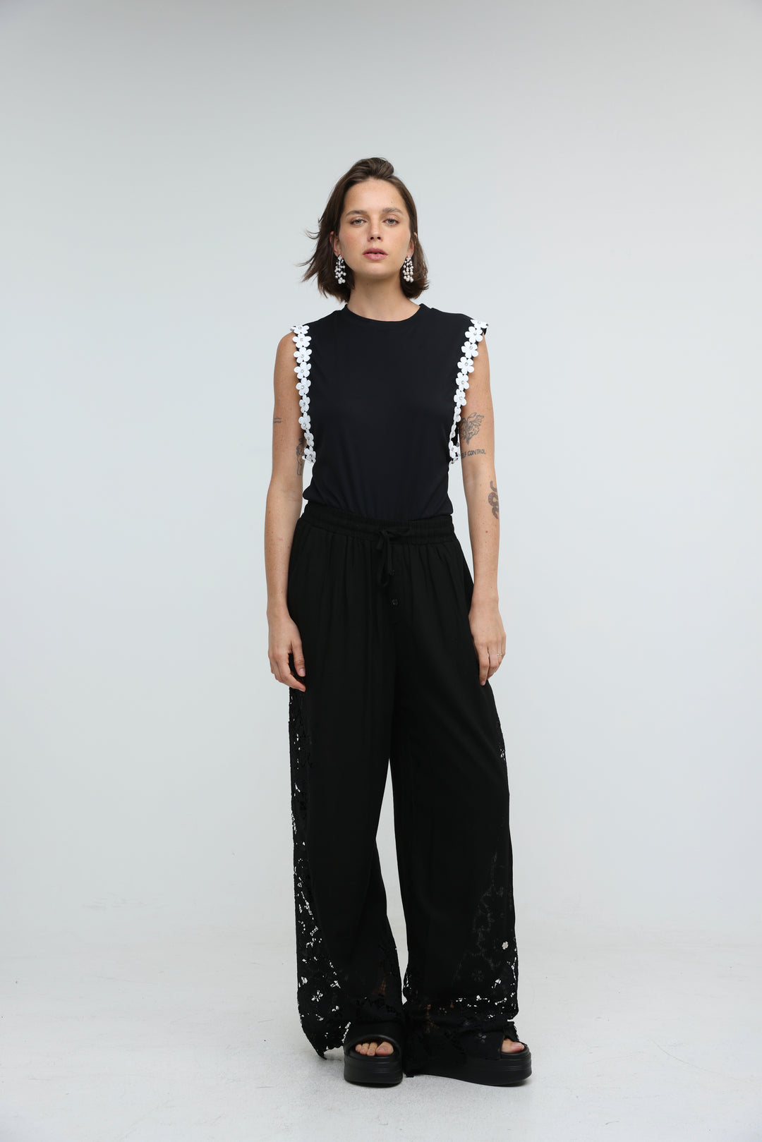 Wisteria Black Bodysuit