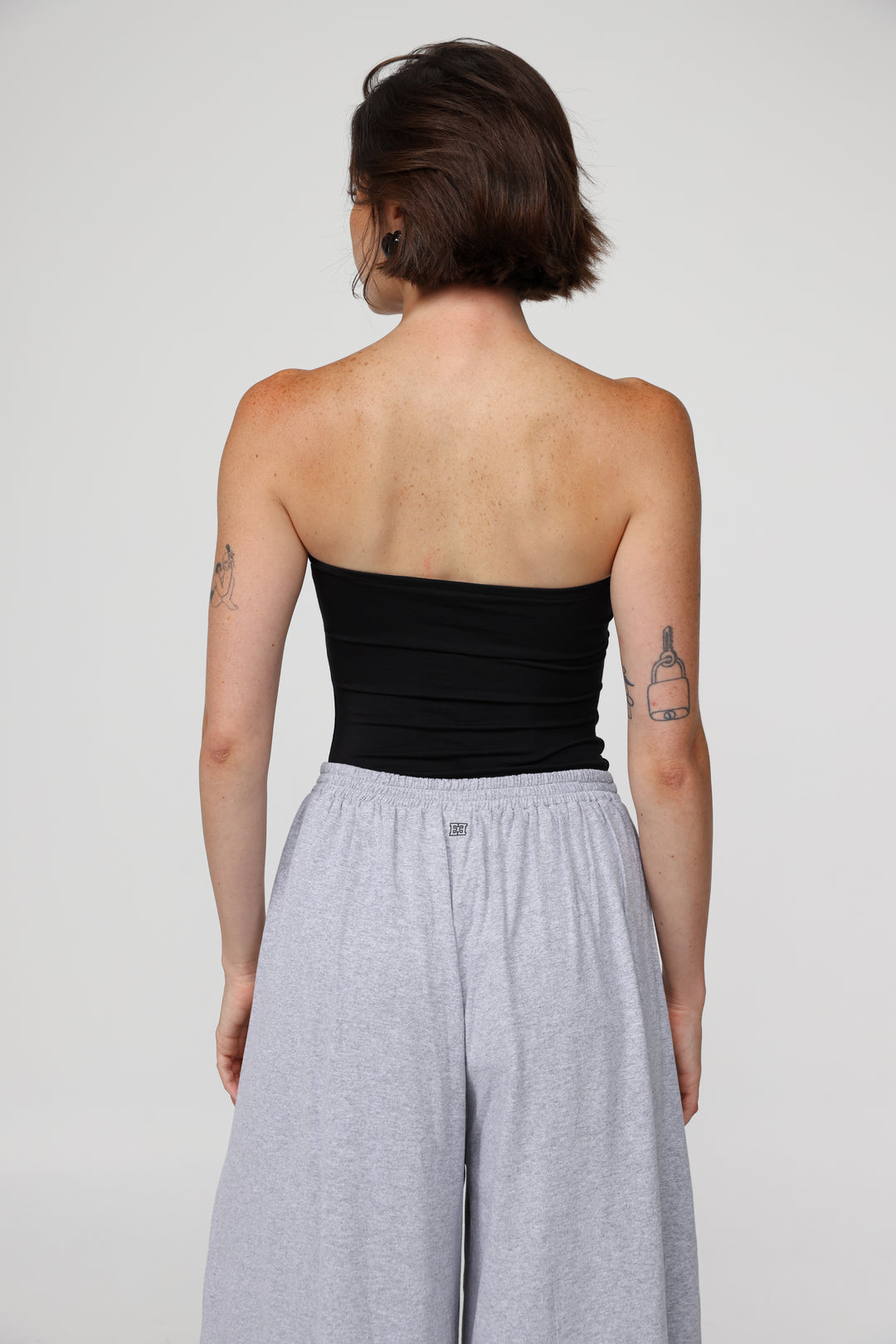 Realized Black Strapless Top