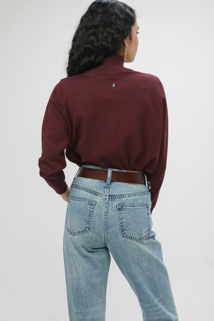 Slide Wine Sweater