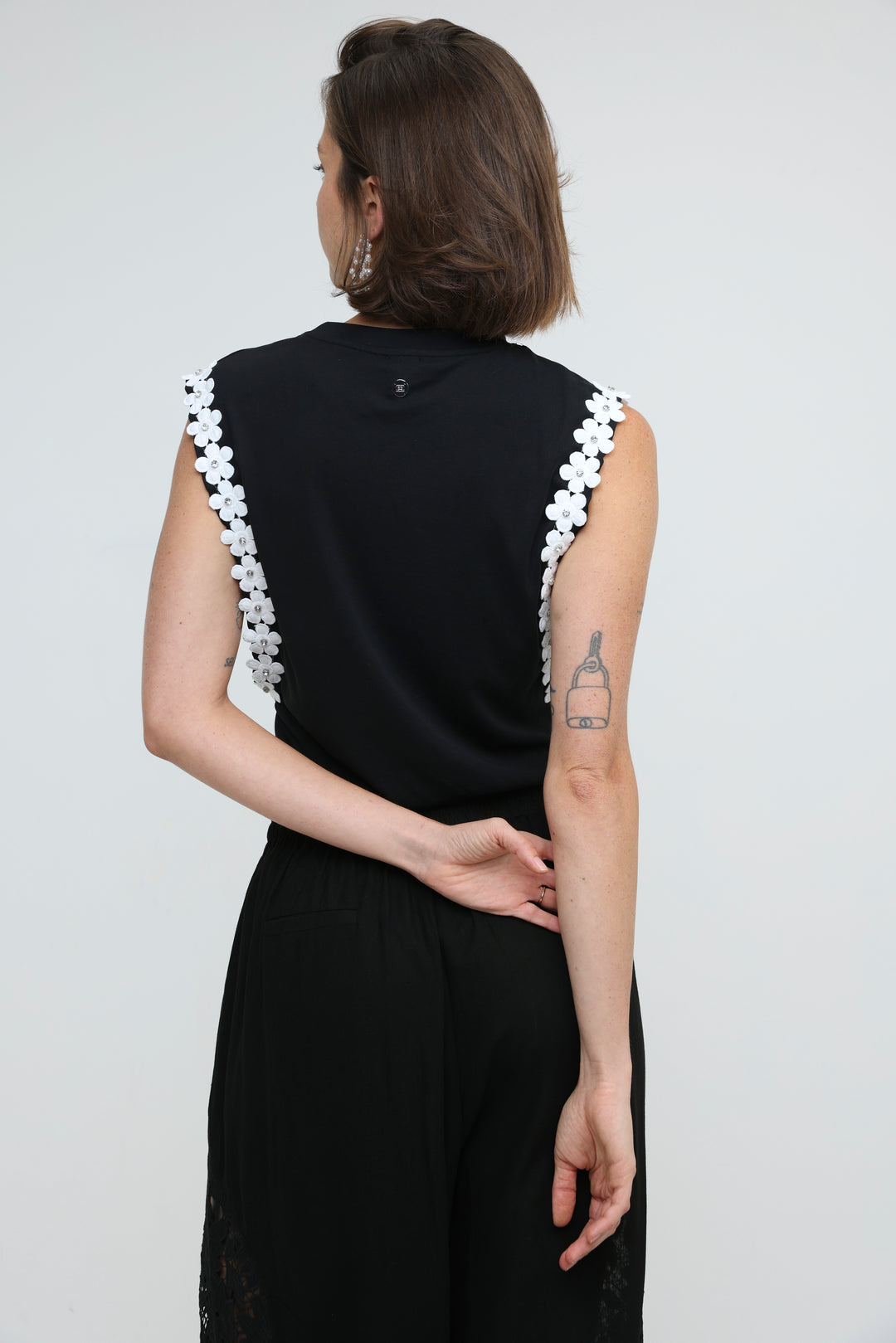 Wisteria Black Bodysuit