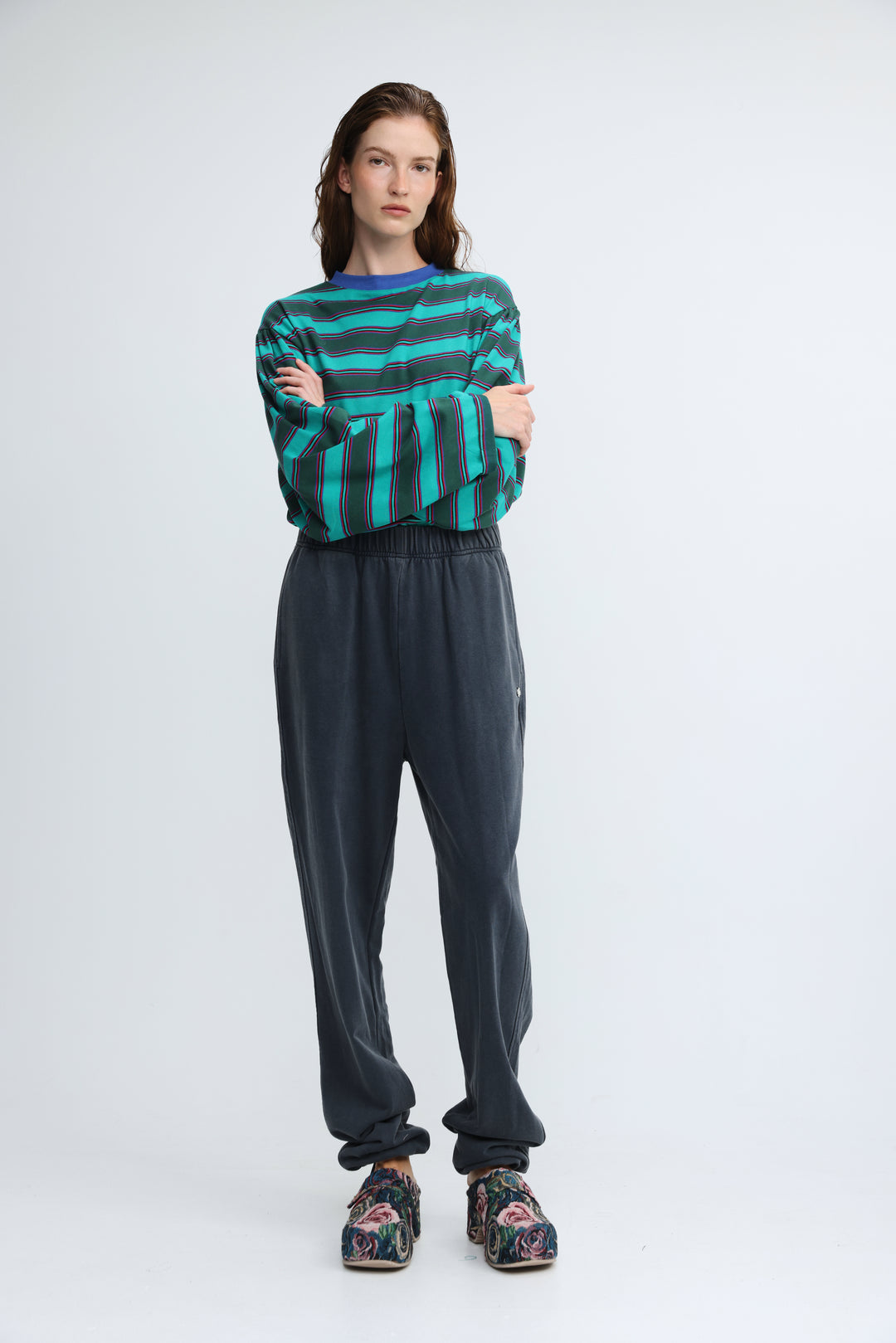 Ace Green Striped Shirt