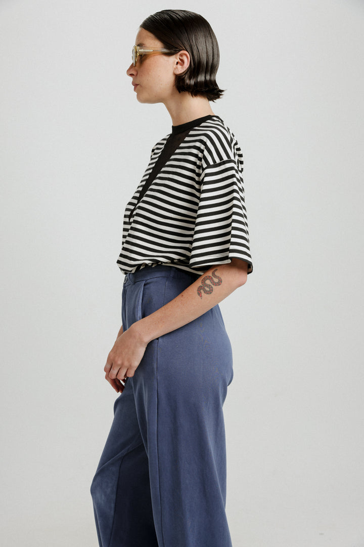 Field Striped Lace T-Shirt