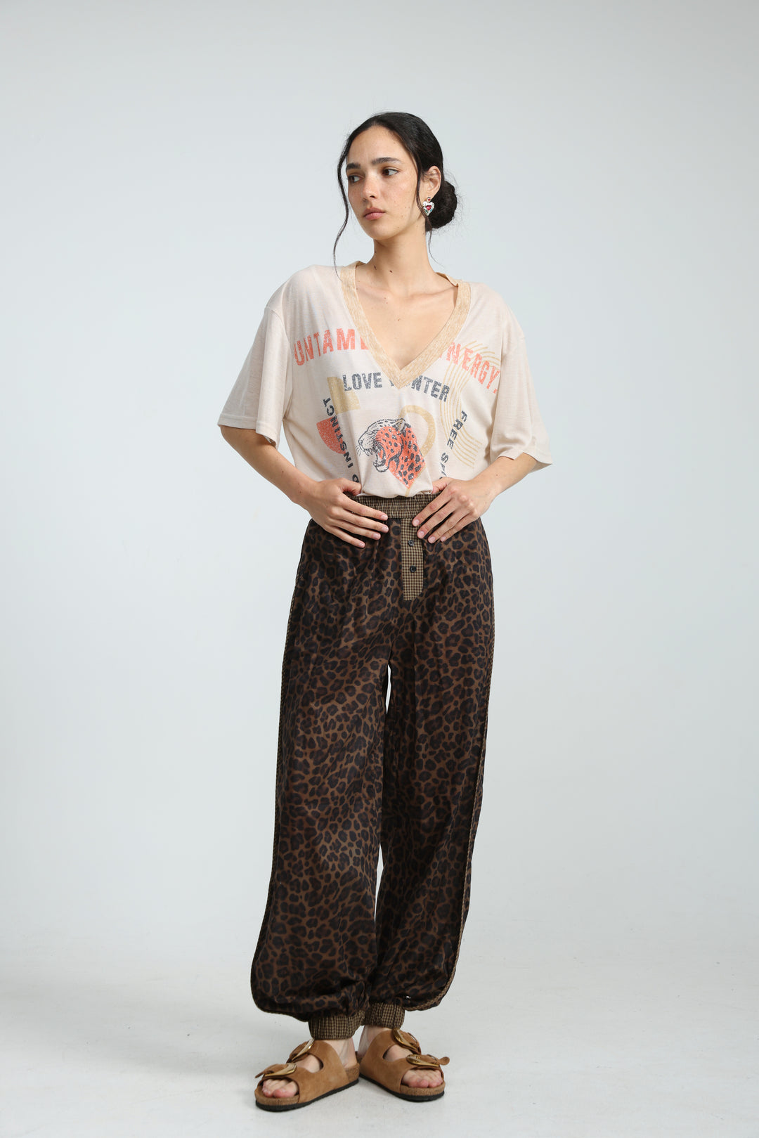 Jungle Beige V T-Shirt