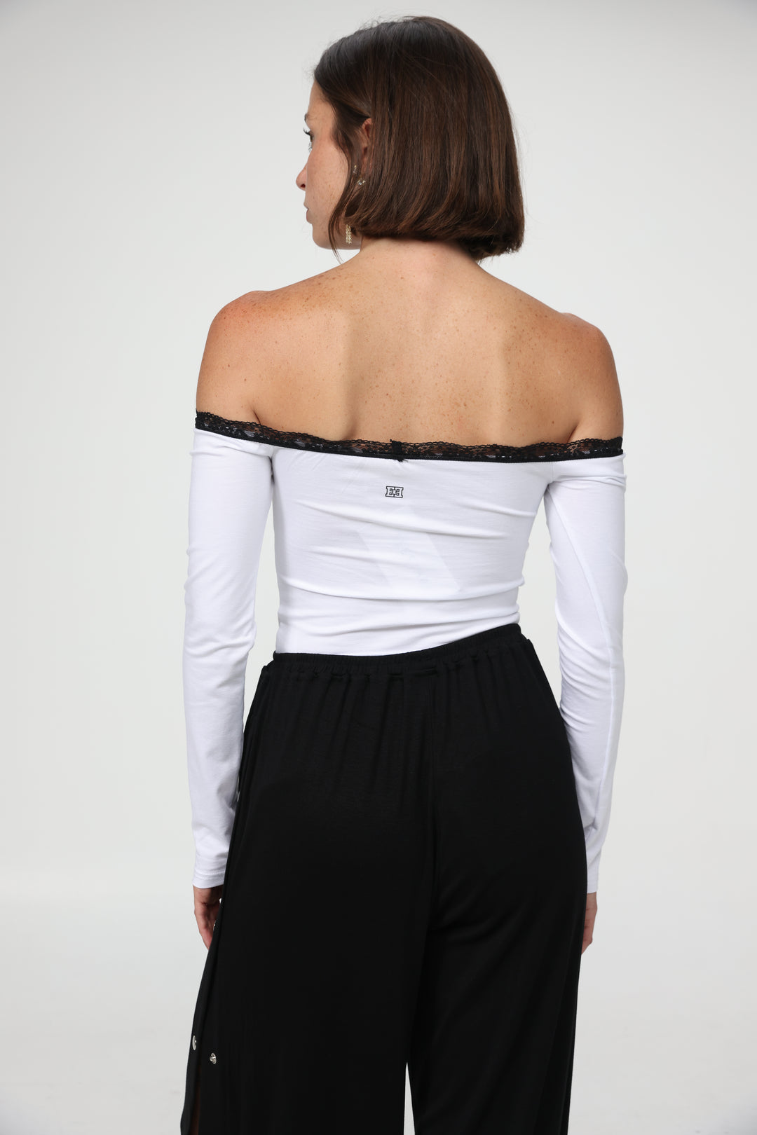 Player White Off Shoulder Top