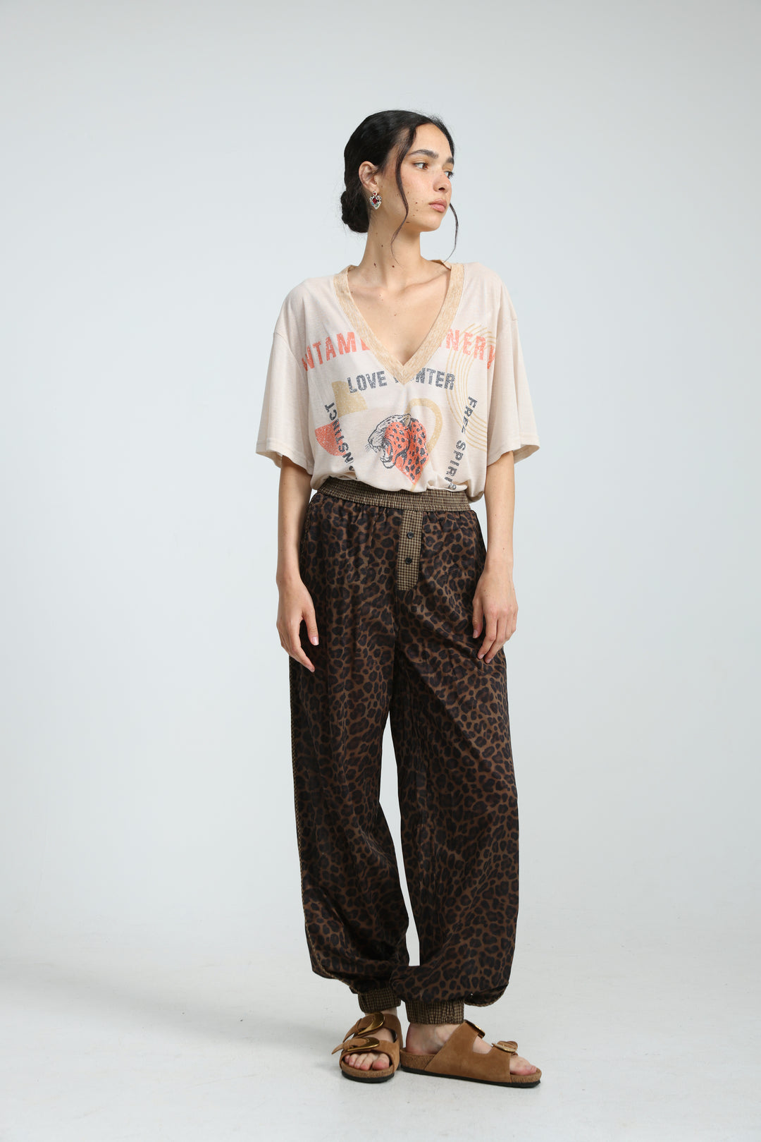 Jungle Beige V T-Shirt