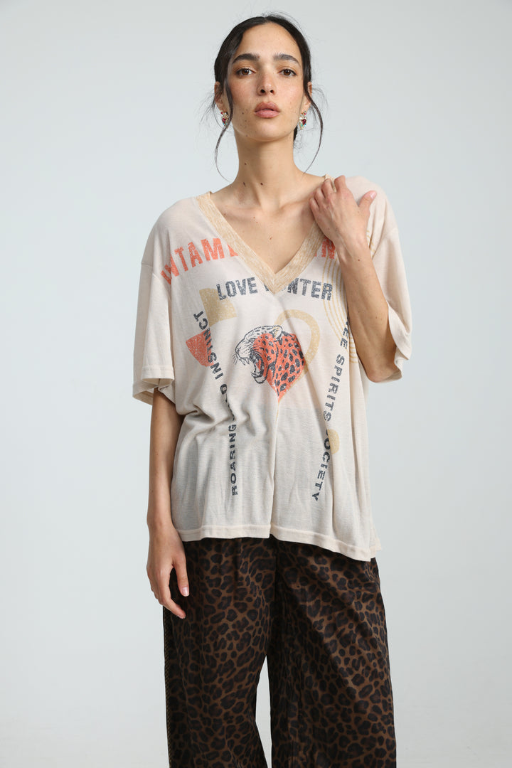 Jungle Beige V T-Shirt