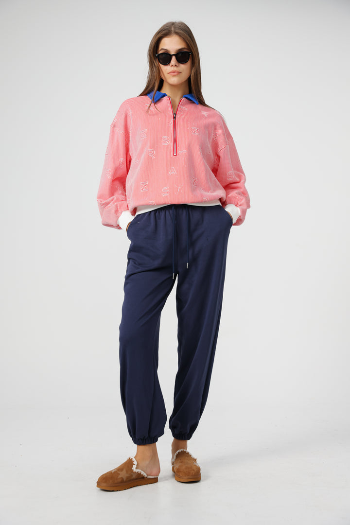 Nostalgia Red Stripes Polo