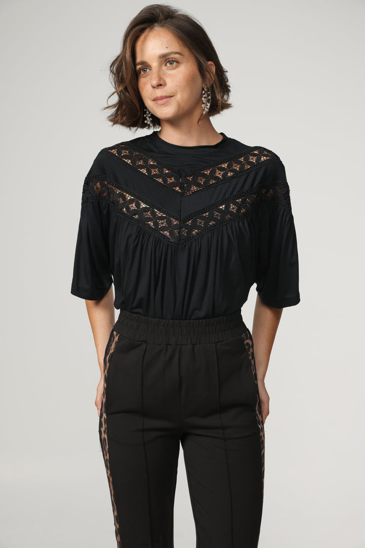 Boho Black T-Shirt