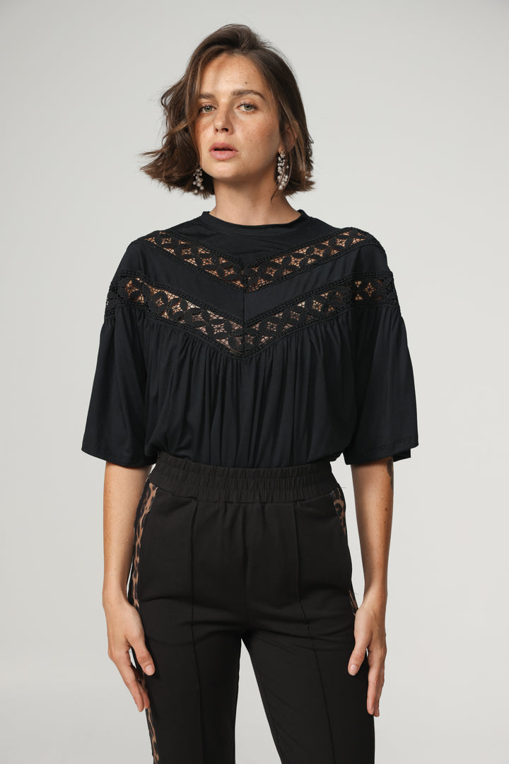 Boho Black T-Shirt